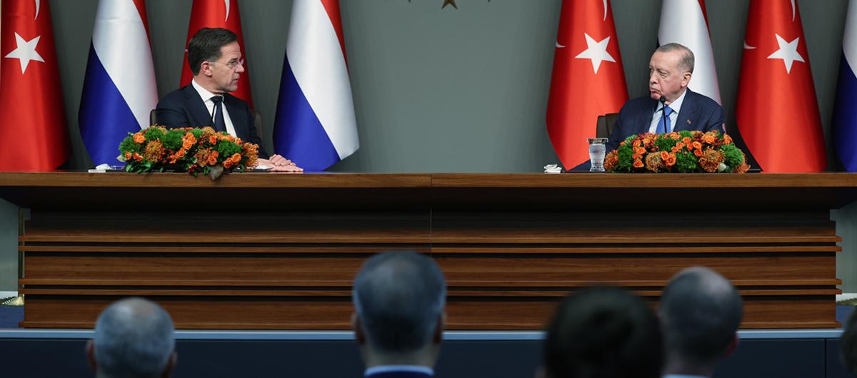 Rutte Trkiye'de... Cumhurbakan Erdoan: Gazze'de kalc atekes salanmal