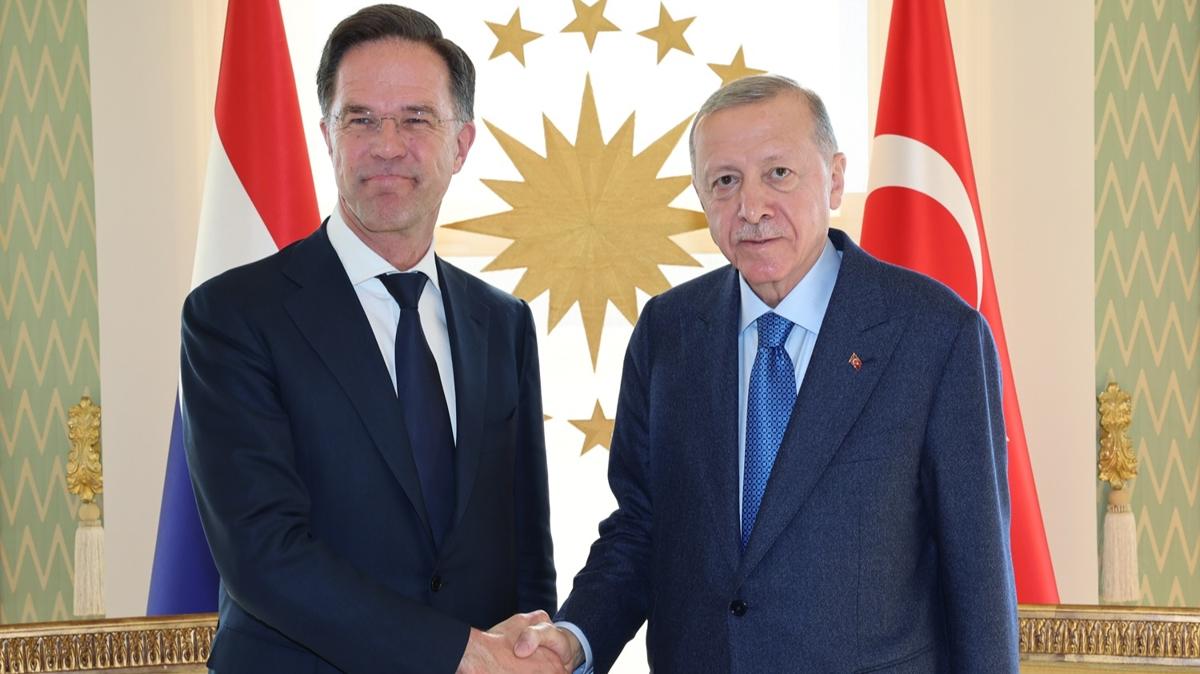 Rutte Trkiye'de... Cumhurbakan Erdoan: kili ticarette hedefimiz 20 milyar dolar