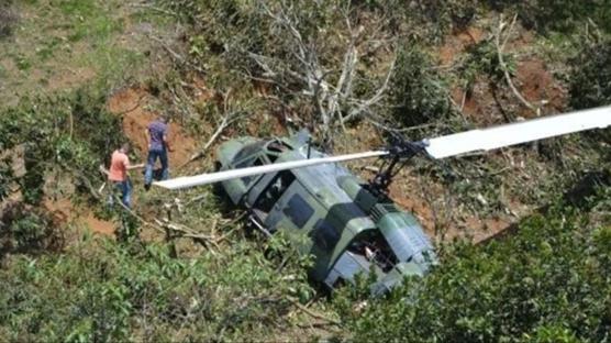 Ekvador'da askeri helikopter dt! ok sayda l var