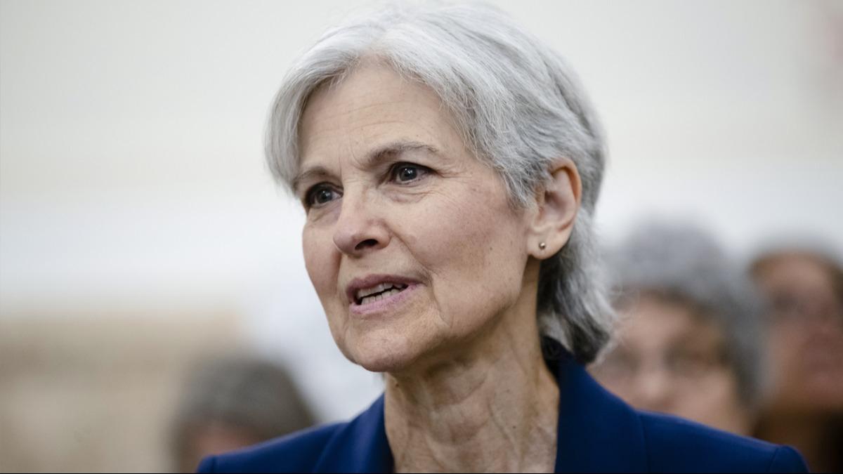 ABD'de Filistin'e destek gsterisi... Bakan aday Jill Stein gzaltn alnd!