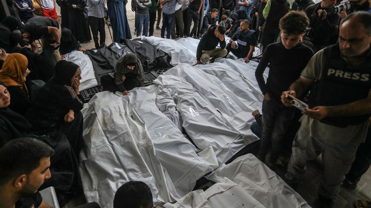 srail'in 207 gndr saldrlarn srdrd Gazze'de can kayb 34 bin 535'e ykseldi
