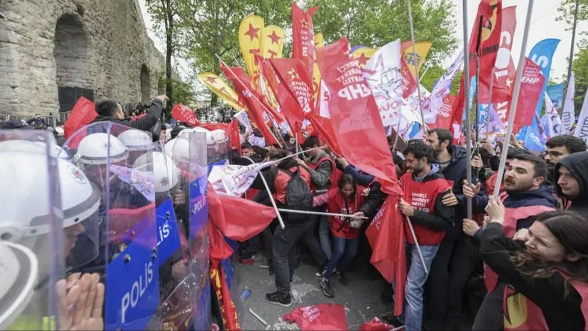 Trkiye'de 1 Mays provokasyonlar! 226 kii gzaltna alnd
