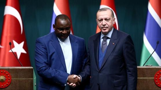 Cumhurbakan Erdoan, Gambiya Cumhurbakan ile grt