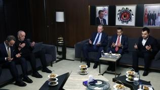 Cumhurbakan Erdoan'dan Trk Metal i Sendikas'na ziyaret