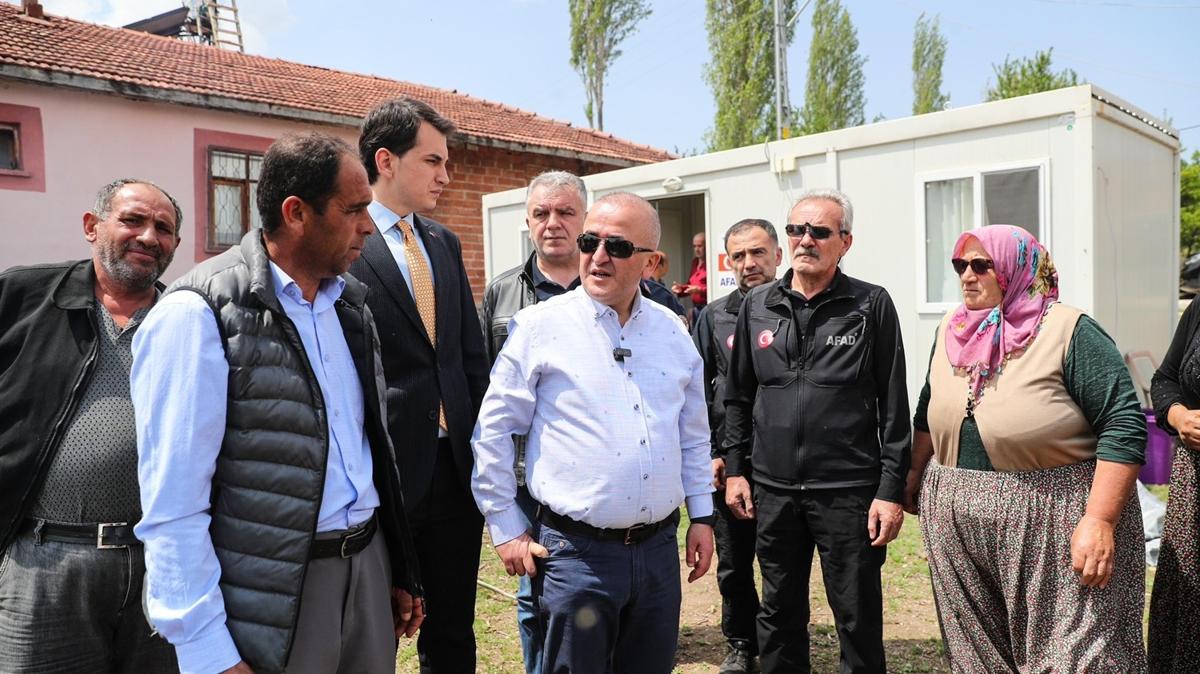 Evi ar hasar grenler Tokatllar konteynere yerlemeye balad