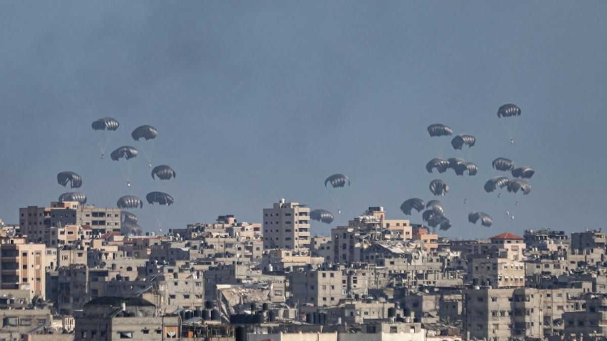 ABD, Gazze'ye havadan yardm brakt