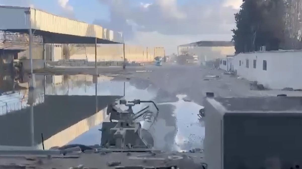Soykrmc srail ordusu Refah'a kara saldrs balatt! te ilk grntler