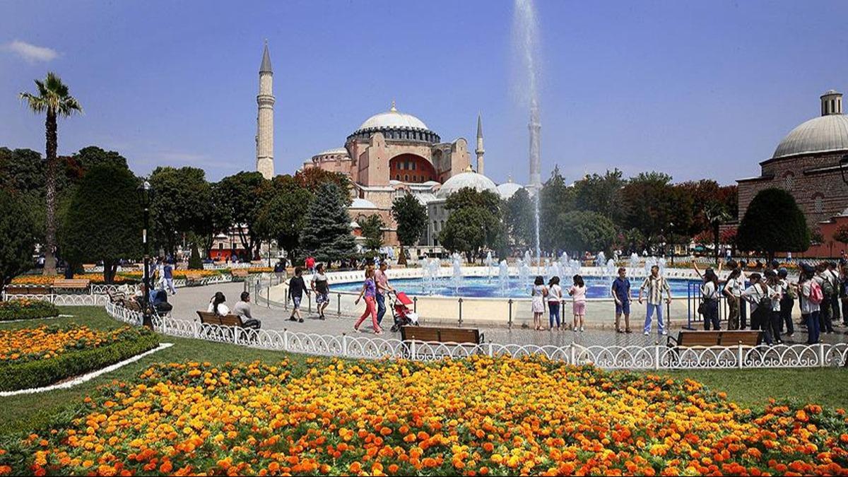 stanbul 2024 ylnn ilk eyreinde yaklak 4 milyon turist arlad