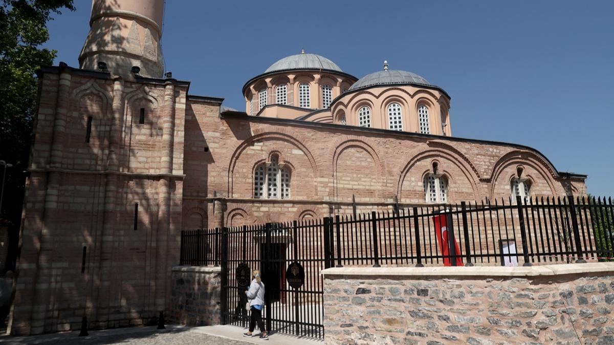 Kariye Camii'nde 79 yl sonra ilk cuma namaz