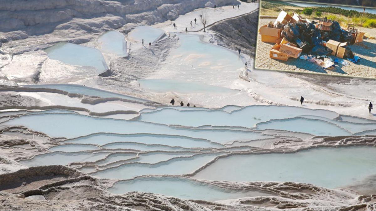 Pamukkale Belediyesi, dnyaca nl travertenleri ple evirdi