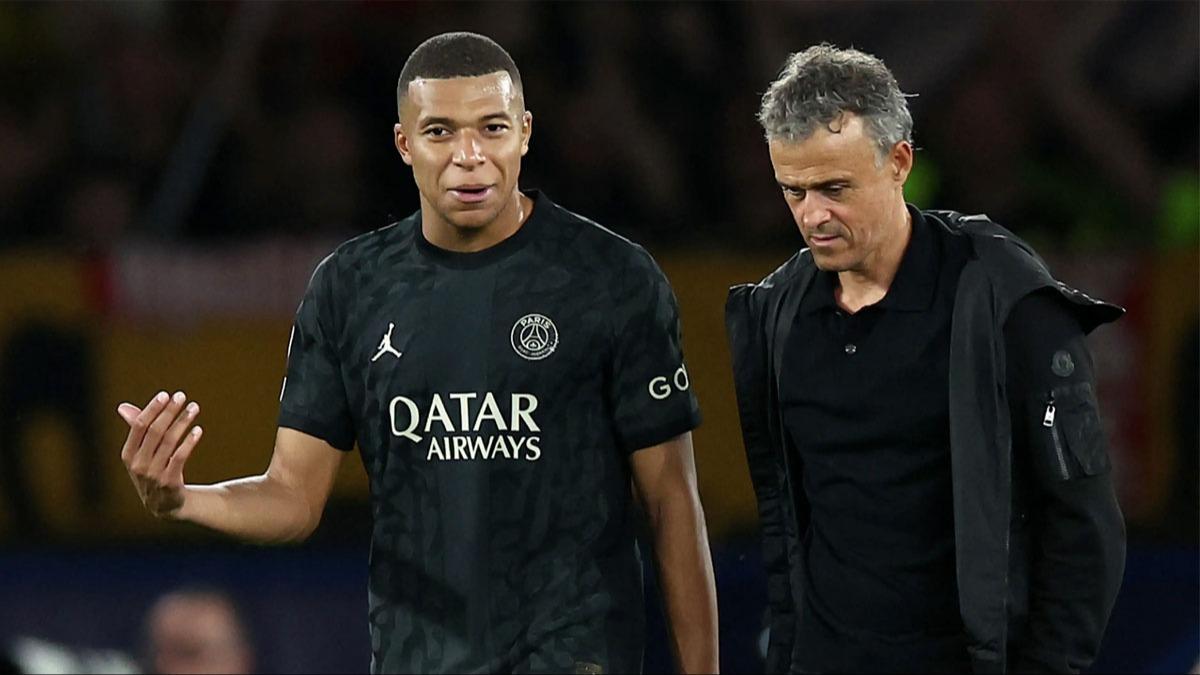 Enrique'den Mbappe yorumu: Nereye gidecei ok ak