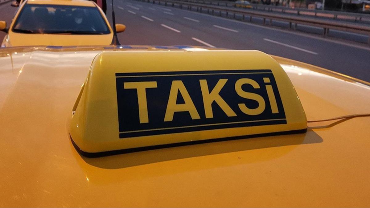 Kadn mterilerini darbeden taksici trafikten men edildi 