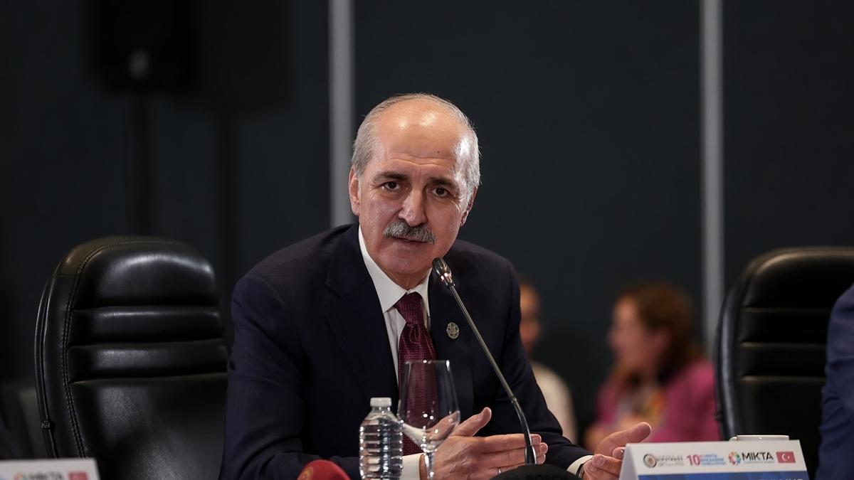 4 partinin yetkilileriyle gren TBMM Bakan Kurtulmu'tan MHP'ye ziyaret
