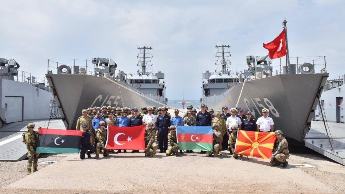 Trkiye, Azerbaycan, Libya ve Kuzey Makedonya ile mterek eitimler gerekletirdi