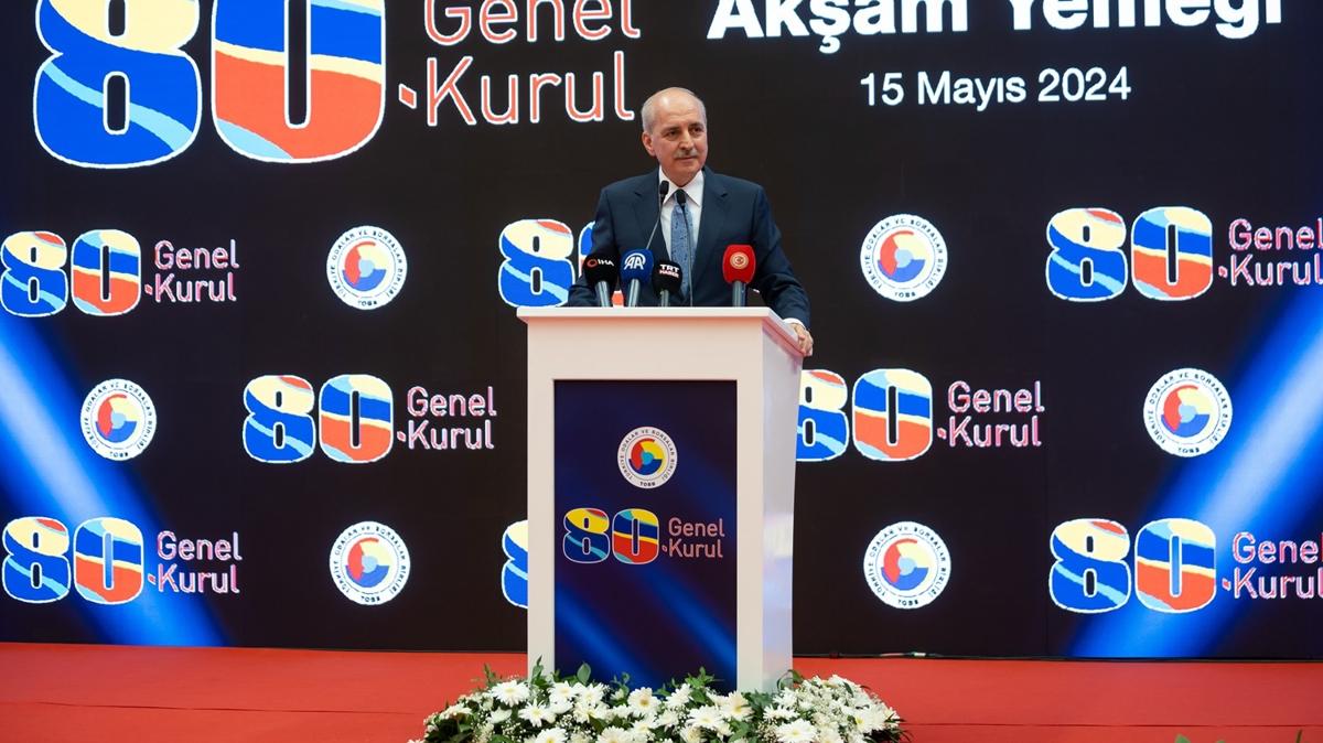 TBMM Bakan Kurtulmu'tan 'yeni anayasa' mesaj