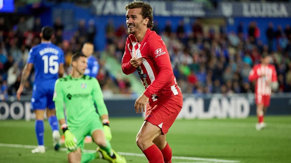 Atletico Madrid,  puan Griezmann'n golleriyle ald