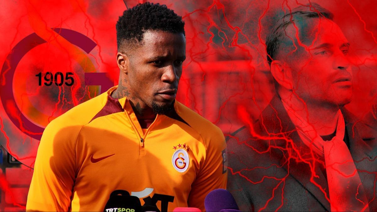 Galatasaray'da Wilfried Zaha krizi! Direkt bileti kesildi...