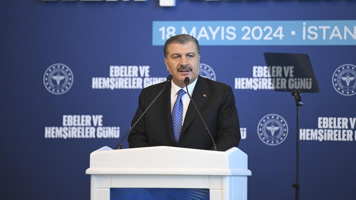 Bakan Koca: 2024 ylnda 17 bin ebe ve hemire istihdam gerekletirdik