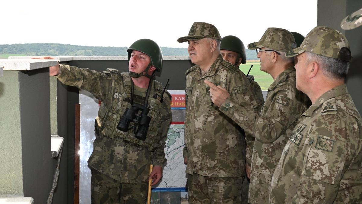 Genelkurmay Bakan Orgeneral Grak, hudut karakollarn denetledi
