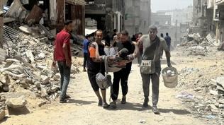 Soykrmc srail'den Gazze'de yeni katliam! ok sayda ehit ve yaral var