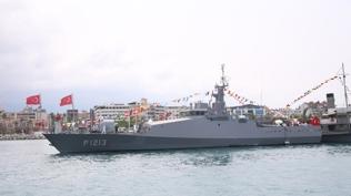 TCG Nusret, Gkova ve Karpaz gemileri ziyarete ald