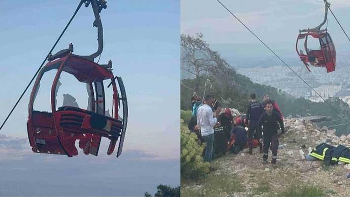 Antalya'daki teleferik kazas ile ilgili yeni gelime 