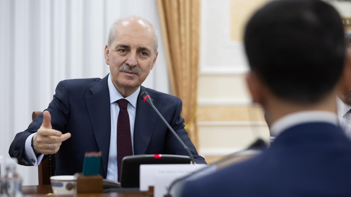 TBMM Bakan Kurtulmu: Kazakistan Senatosuna her trl destei ve katky salamaya hazrz