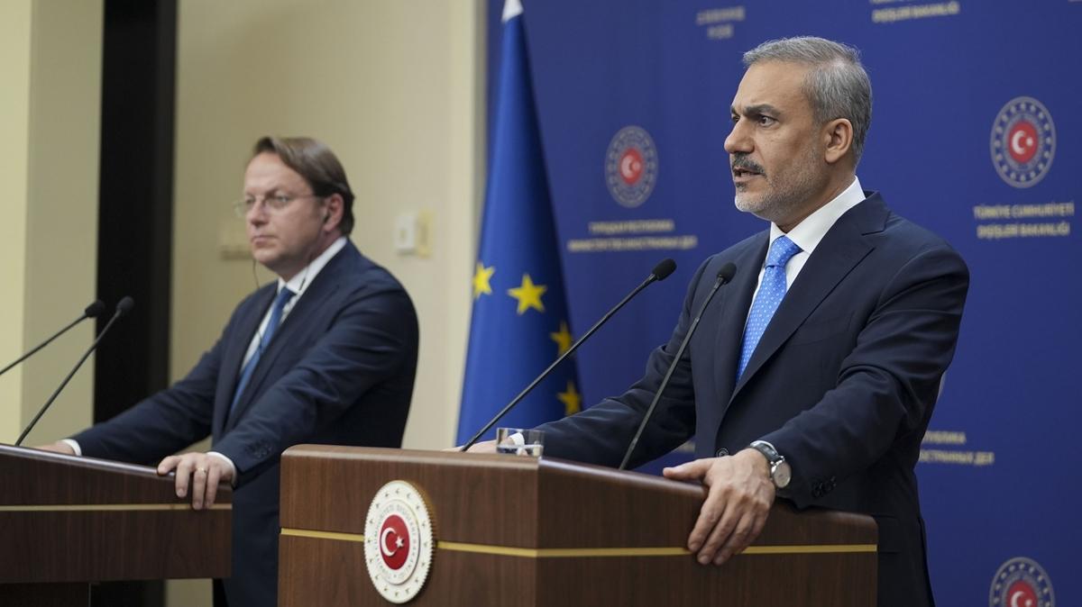 Bakan Fidan, AB temsilcisinin yzne syledi: Stratejimizden vazgemeyeceiz