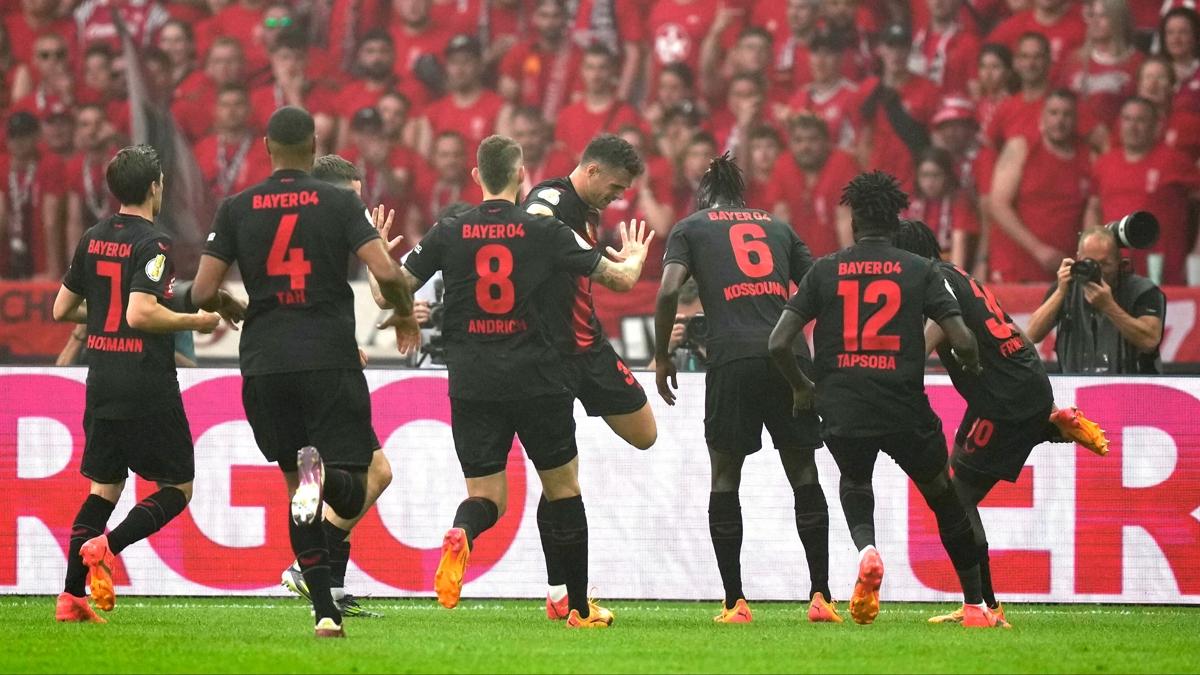 Almanya Kupas'nn sahibi Bayer Leverkusen