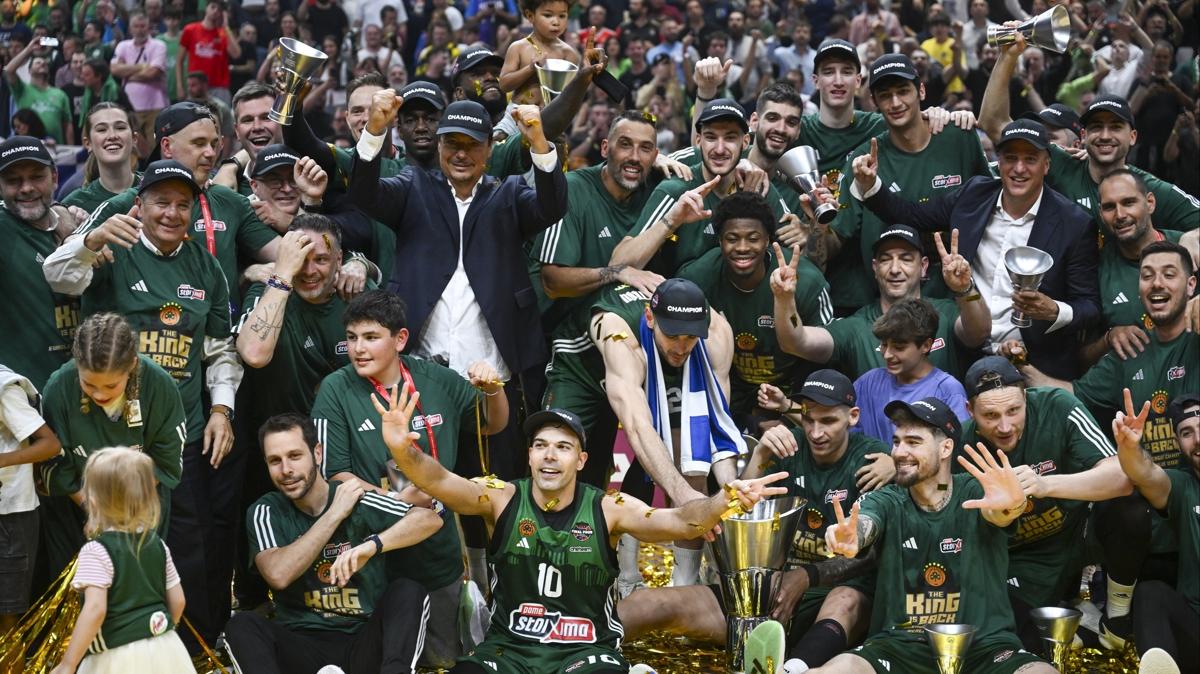 Ergin Ataman'l Panathinaikos, EuroLeague'de ampiyon