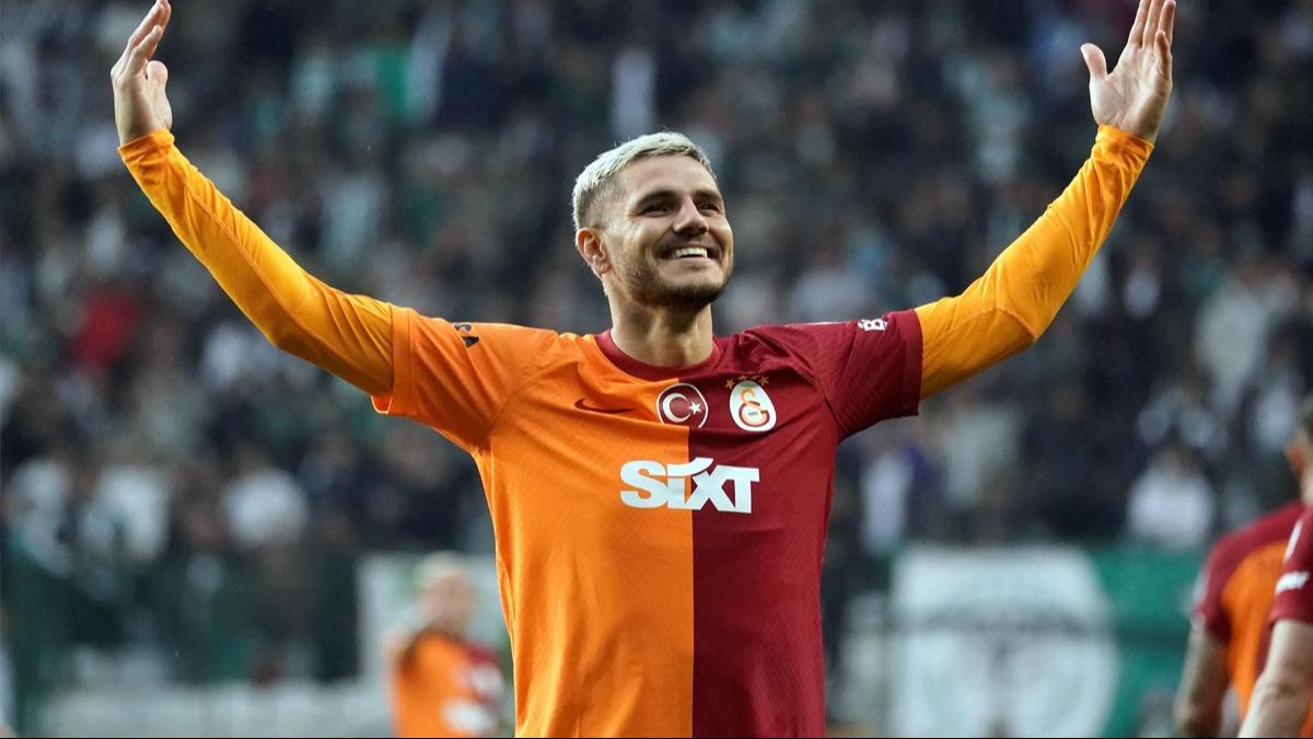 Galatasaray, ''gol krall''nda da zirvede! Sezonun en skoreri Mauro Icardi