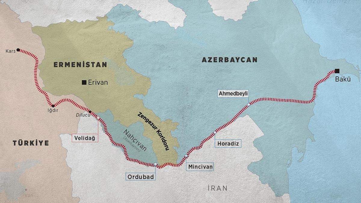 Zenzegur Koridoru iin Trkiye'nin alternatifi hazr: Kabul etmezlerse ran zerinden yaplr