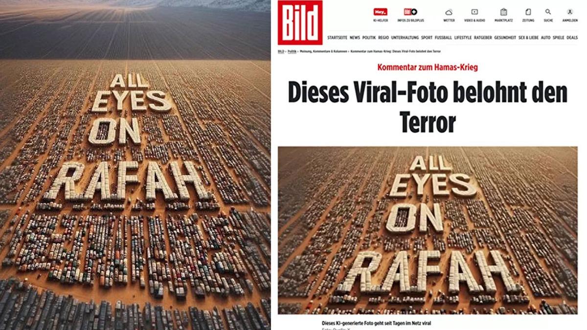 50 milyon kez paylald: Siyonizm destekisi 'Bild' rahatsz oldu