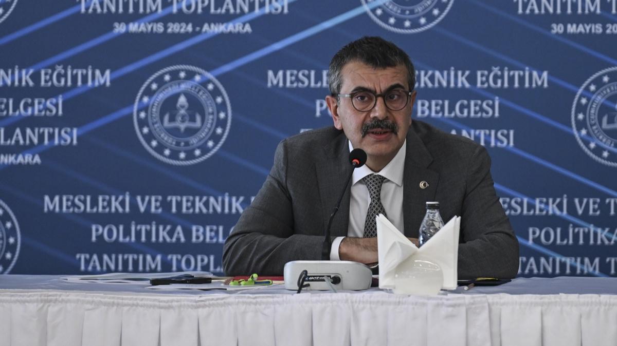 Bakan Tekin: lkenin kalknmasna ve refahna katk sunmay hedefliyoruz