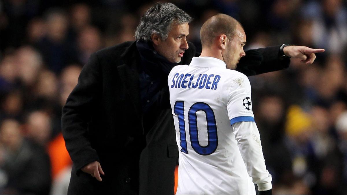 Weslej Sneijder 'den Mourinho aklamas