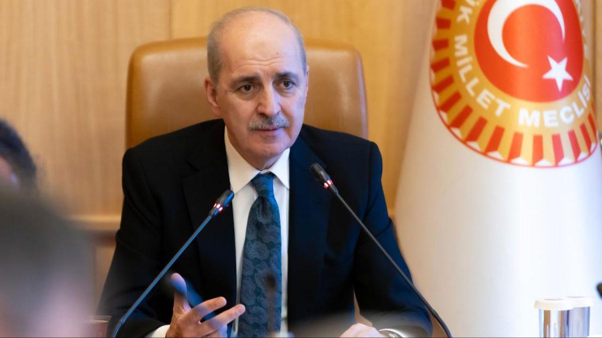 TBMM Bakan Kurtulmu, snava girecek rencilere baarlar diledi