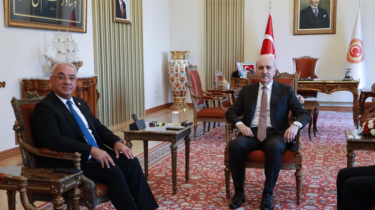 TBMM Bakan Numan Kurtulmu, Aksakal' kabul etti