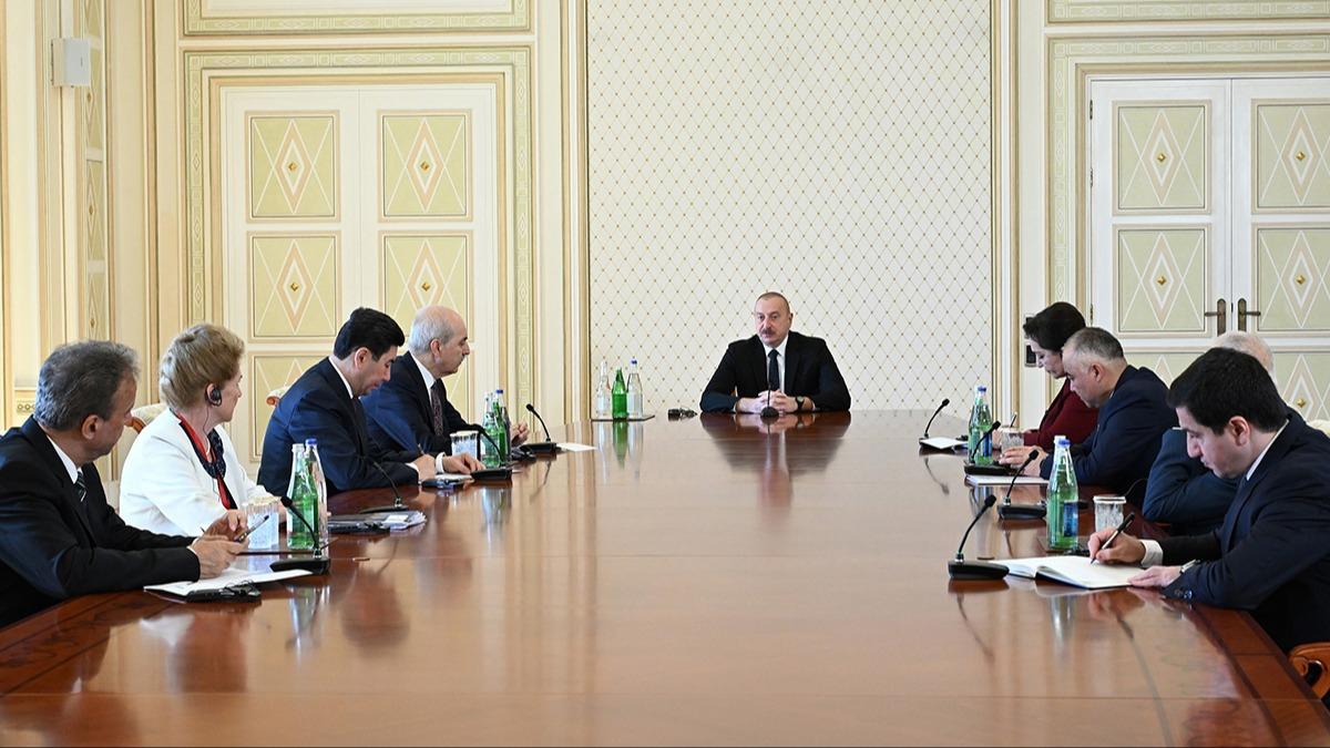 TBMM Bakan Kurtulmu, Aliyev tarafndan kabul edildi 
