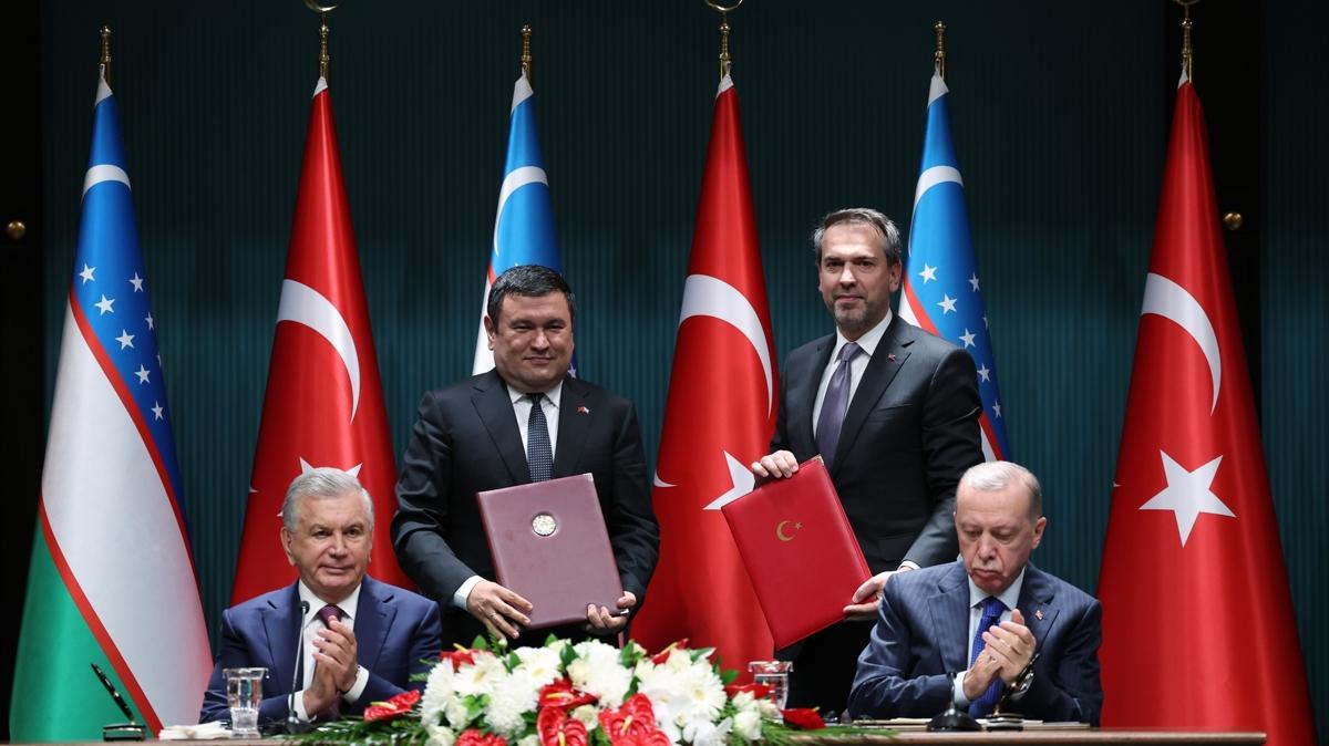 Trkiye ve zbekistan arasnda nerji dnmnde ibirliine ilikin protokol imzalad