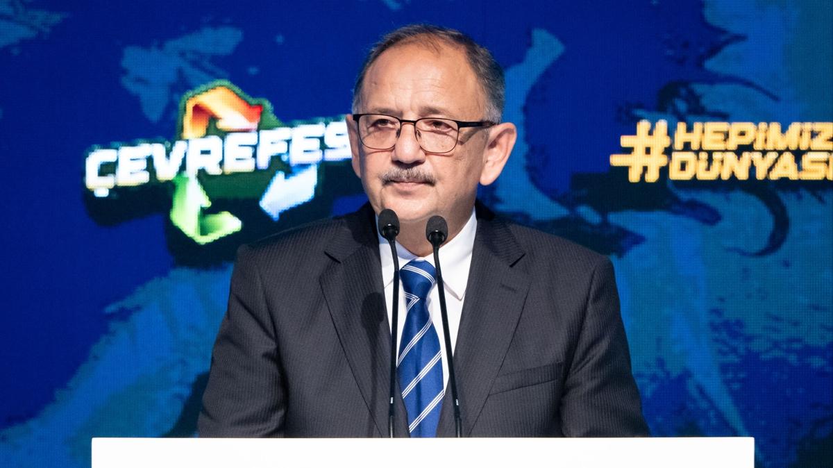 Bakan zhaseki: lkemizdeki evre hassasiyetinin arttn bir kez daha grdk
