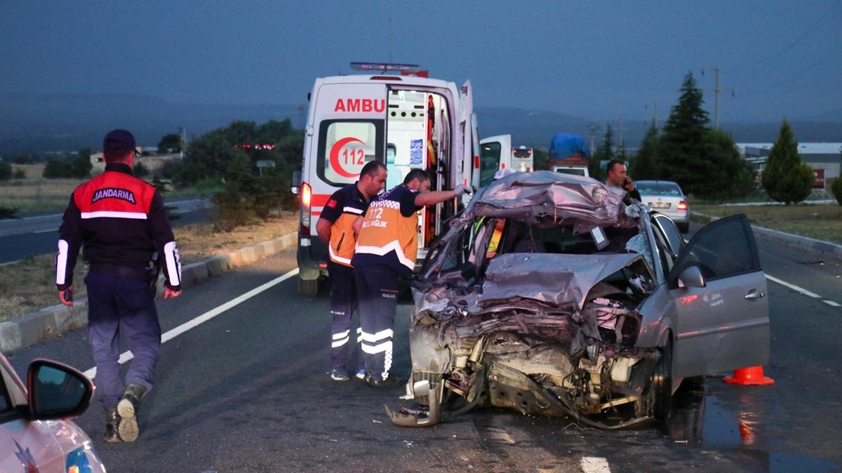 Uak'ta feci kaza: 1 kii hayatn kaybetti