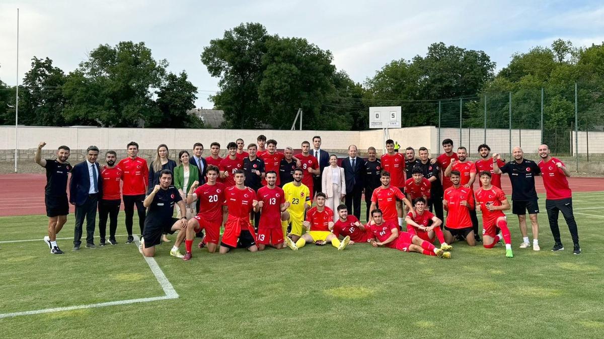 U19 Milli Takm, Moldova'da ampiyon!
