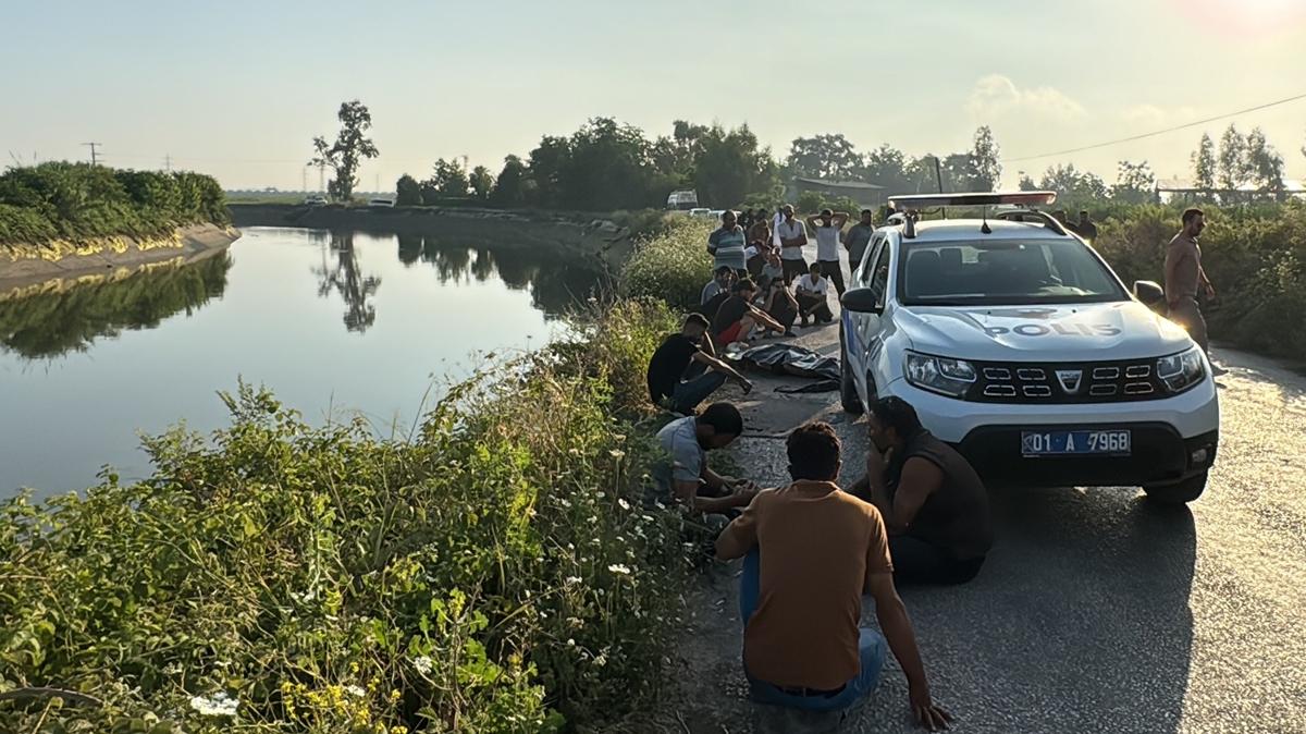 Sulama kanalna giren ocuun cansz bedeni bulundu