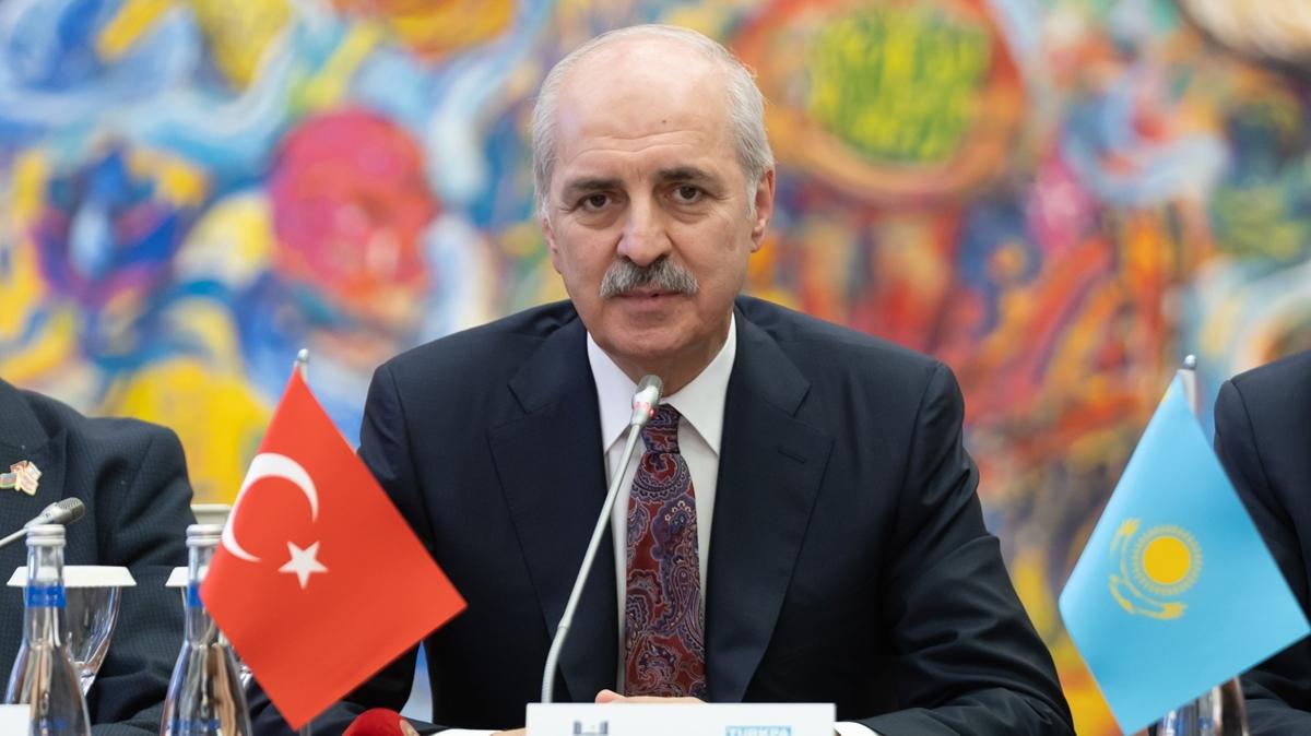 TBMM Bakan Kurtulmu, parlamenter diplomasiyi Gazze iin younlatrd