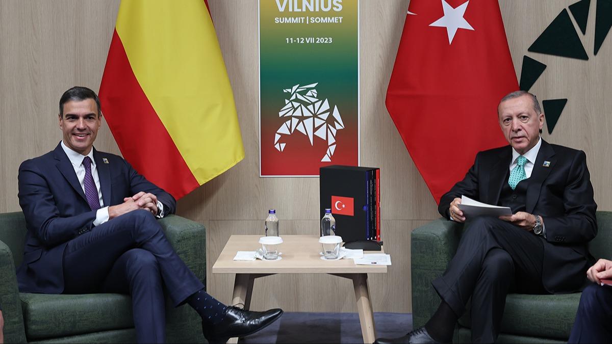 Cumhurbakan Erdoan ve Sanchez bakanlk edecek! Madrid'de kkl ilikileri perinleyecek zirve