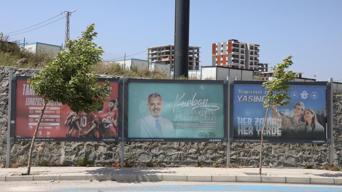 Hatay'da reklamdan tasarruf, yardmda art