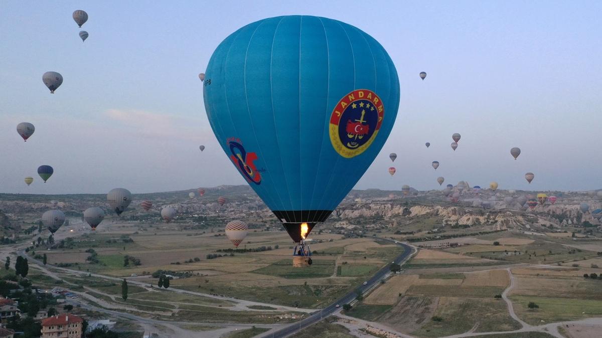 Kapadokya'da semalarnda ''Jandarma'' srprizi