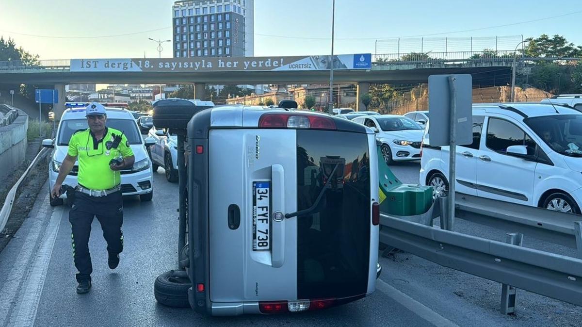 Bayrampaa'da meydana gelen trafik kazasnda 3 kii yaraland