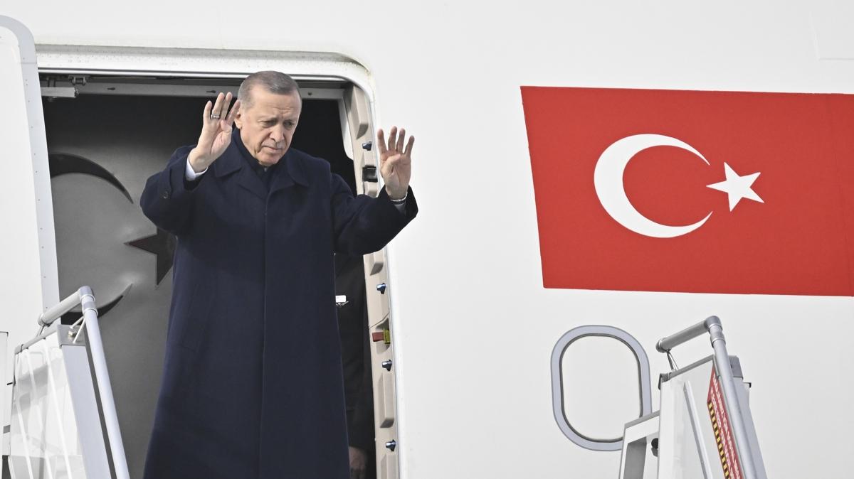 Cumhurbakan Erdoan yurda dnd