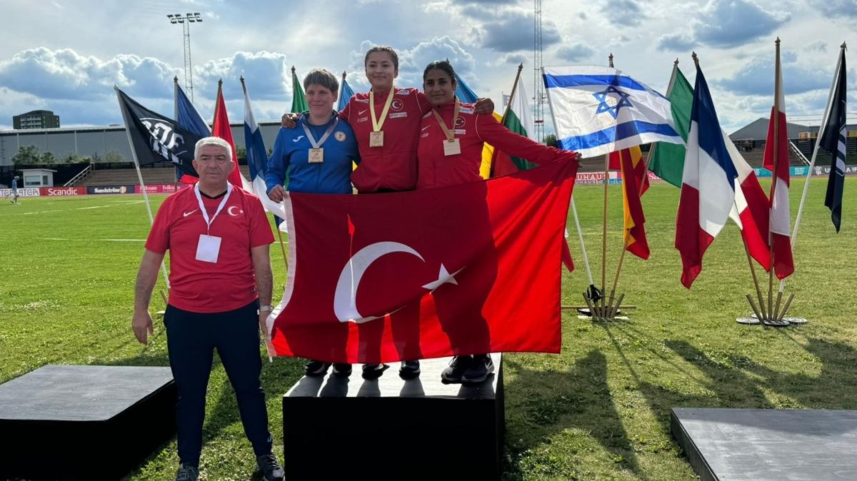 zel sporculardan Avrupa'da 2 altn, bir bronz madalya